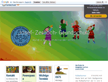 Tablet Screenshot of josef-zerhoch-grundschule.de